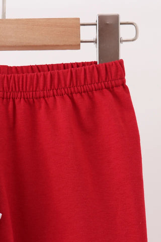 Saturday In Tuscaloosa Embroidered Ruffle Pants Set