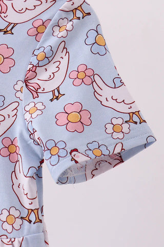 Chick & Daisy Girl Romper