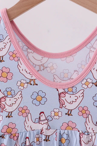 Chick & Daisy Girl Romper