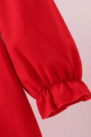 Darling Dots Heart Ruffle Girl Pants Set