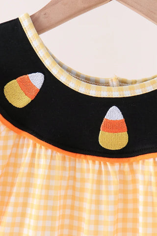 Gingham Candy Co. Embroidered Girl Dress