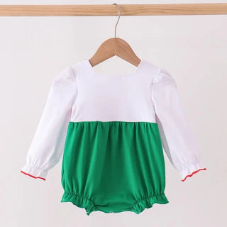 Gingerbread Greetings Smocked Girl Bubble