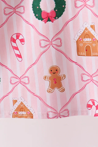Pinkmas Pajama Party Bamboo Mom & Me Pajama Set
