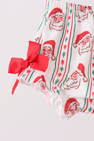 Jolly Old Soul Embroidered Ruffle Bloomer Set