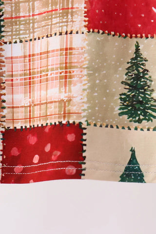 Christmas Evergreen Quilt Bamboo Pajama Set