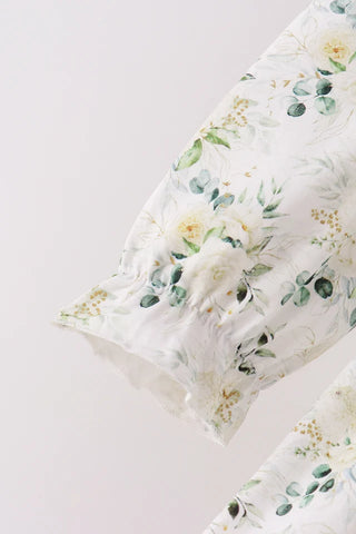 Sunday Sage Floral Smocked Ruffle Bubble