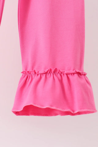 Bow Sweet Bow Pearl Ruffle Pants Set