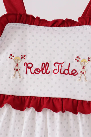 Roll Tide Cheer Embroidered Ruffle Bloomer Set