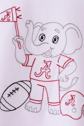 Roll Tide Cheer Embroidered Boy Shorts Set