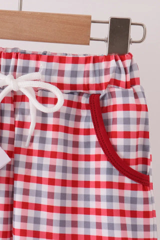 Roll Tide Cheer Embroidered Boy Shorts Set
