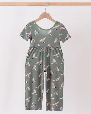 Mallards on the Move Bamboo Girl Jumpsuit