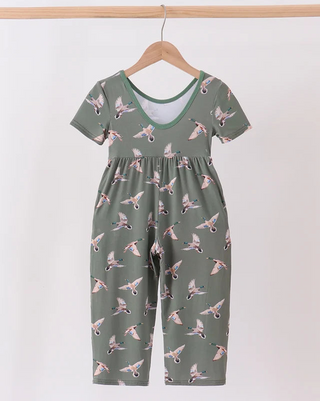 Mallards on the Move Bamboo Girl Jumpsuit