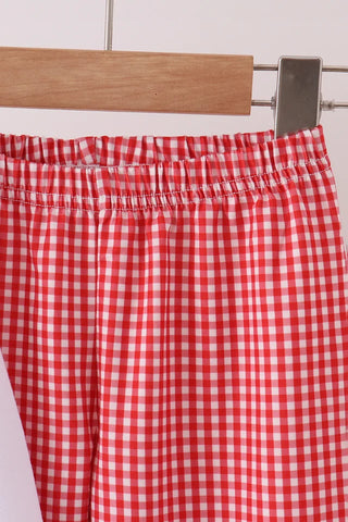 Red Zone Runner Embroidered Football Boy Pants Set