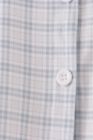 Winston Teal Plaid Button Down Boy Shirt