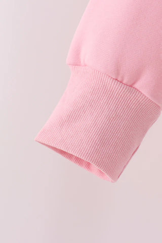 Bow Much Sparkle Pink Sequin Mom & Me Sweatshirt