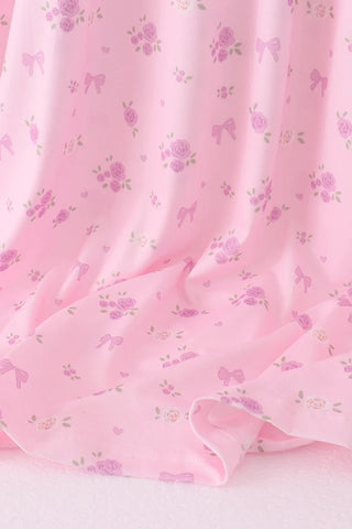 Rosewater Ribbon Smocked Women’s Dress