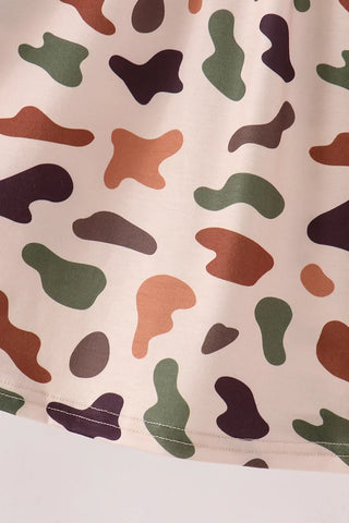 Incognito in the Patch Pumpkin Camo Dress
