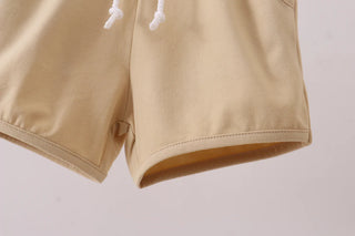 Riley Everyday Khaki Drawstring Shorts