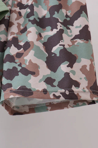 Cross & Courage Camo Boy Shorts Set