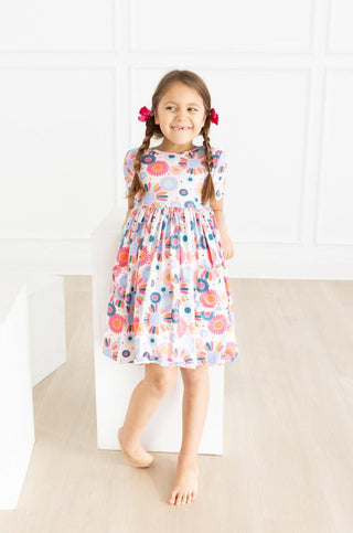 Keep Growing Short Sleeve Pocket Twirl Dress