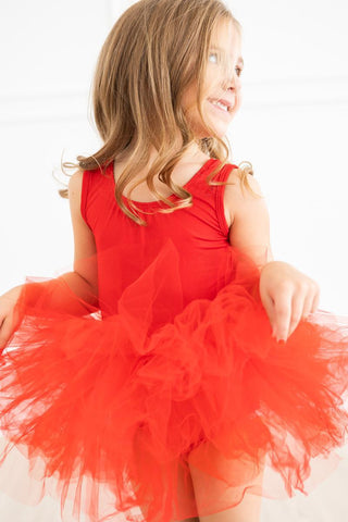 Anna Claire Scarlet Tutu Tank Leotard