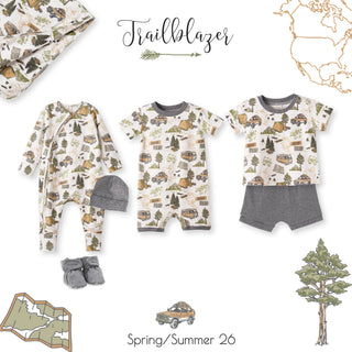 Trailblazer Bamboo Baby Boy Romper