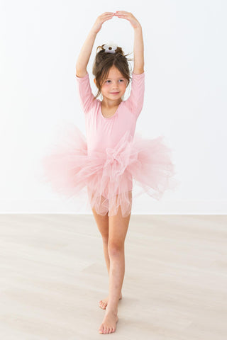 Aralyn Vintage Pink Tutu 3/4 Sleeve Leotard