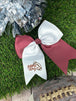 Maroon/White