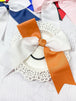 Burnt Orange/White